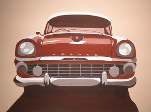 Car Feature Series (No.3) 2005 Acrylic on Canvas 61cm X 46cm